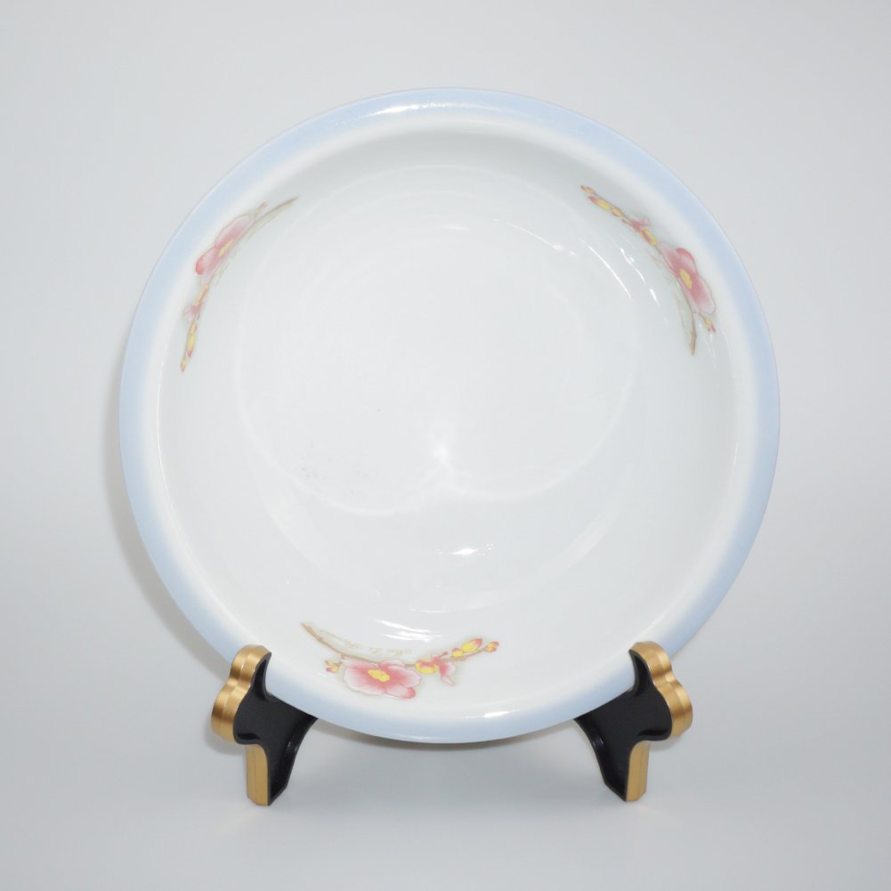 Display Stand Easel Bowl Stands for Display Large Deep Bowls, Platters and Deep Dishes Black Gold