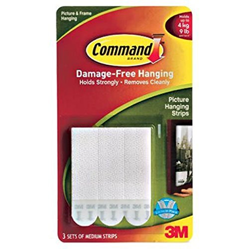 Strips 17201 Medium Adhesive Removable Interlocking Fasteners