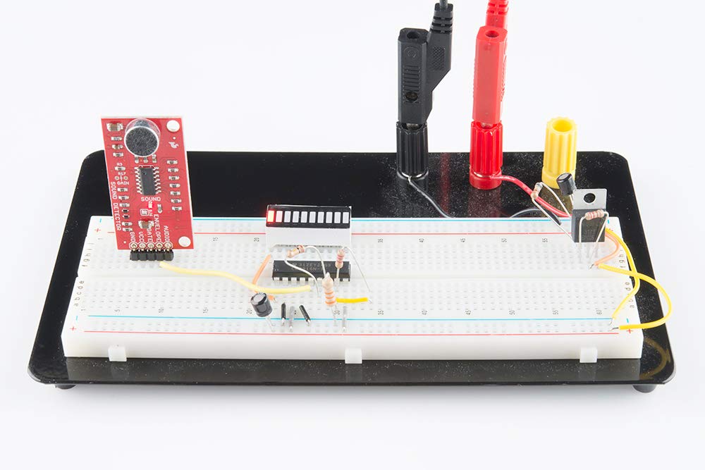 Sound Detector Audio Sensing Breakout Three Different outputs Audio Presence of Sound Binary Indication Amplitude Analog Representation VCC: 3.5V to 5.5V Ideal Voltage is 5V