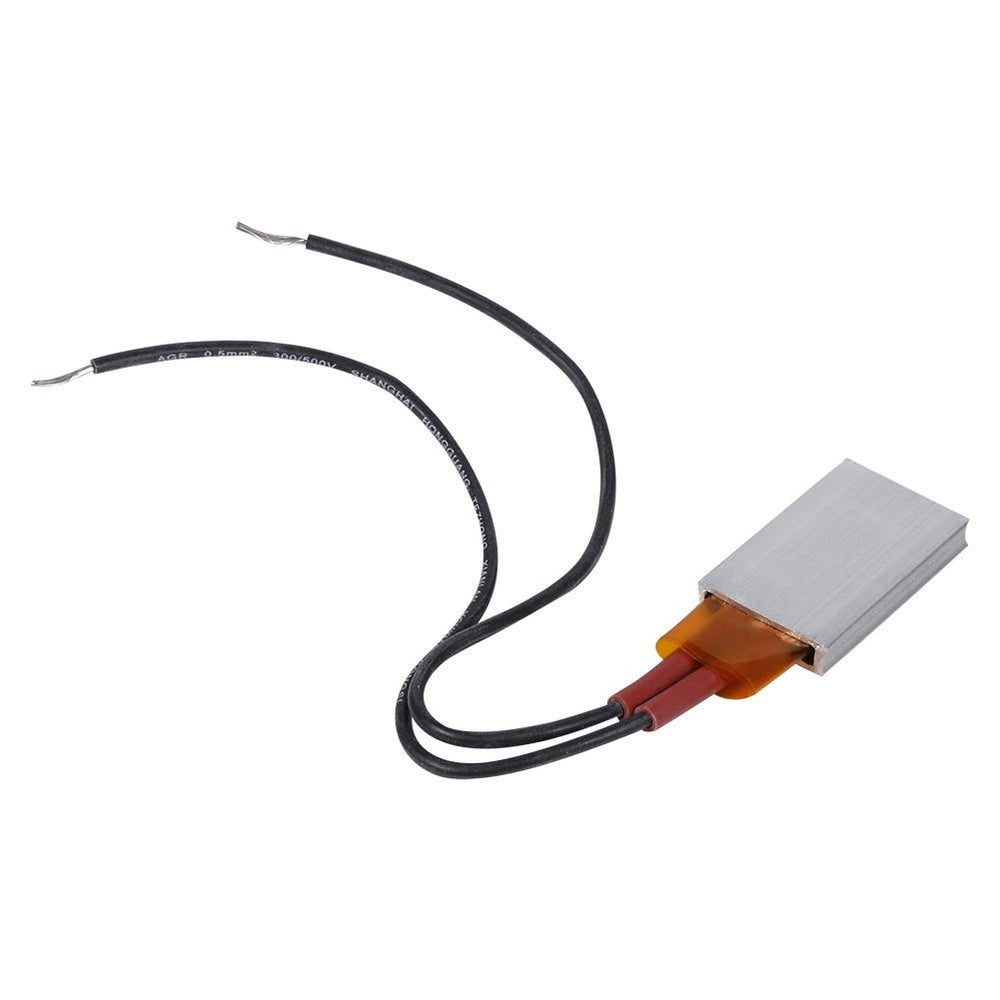 PTC Heating Plate, AC/DC 12V PTC Heating Constant Temperature Thermostat Heater Plate Aluminum Shell Ceramic Heating Plate Sheet(80 2—5W)