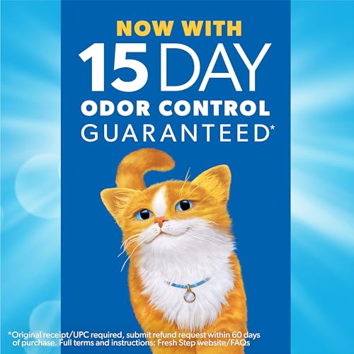 Clumping Cat Litter, Multi-Cat, Long Lasting Odor Control Kitty Litter with Activated Charcoal, Low Dust Formula, 14 lb