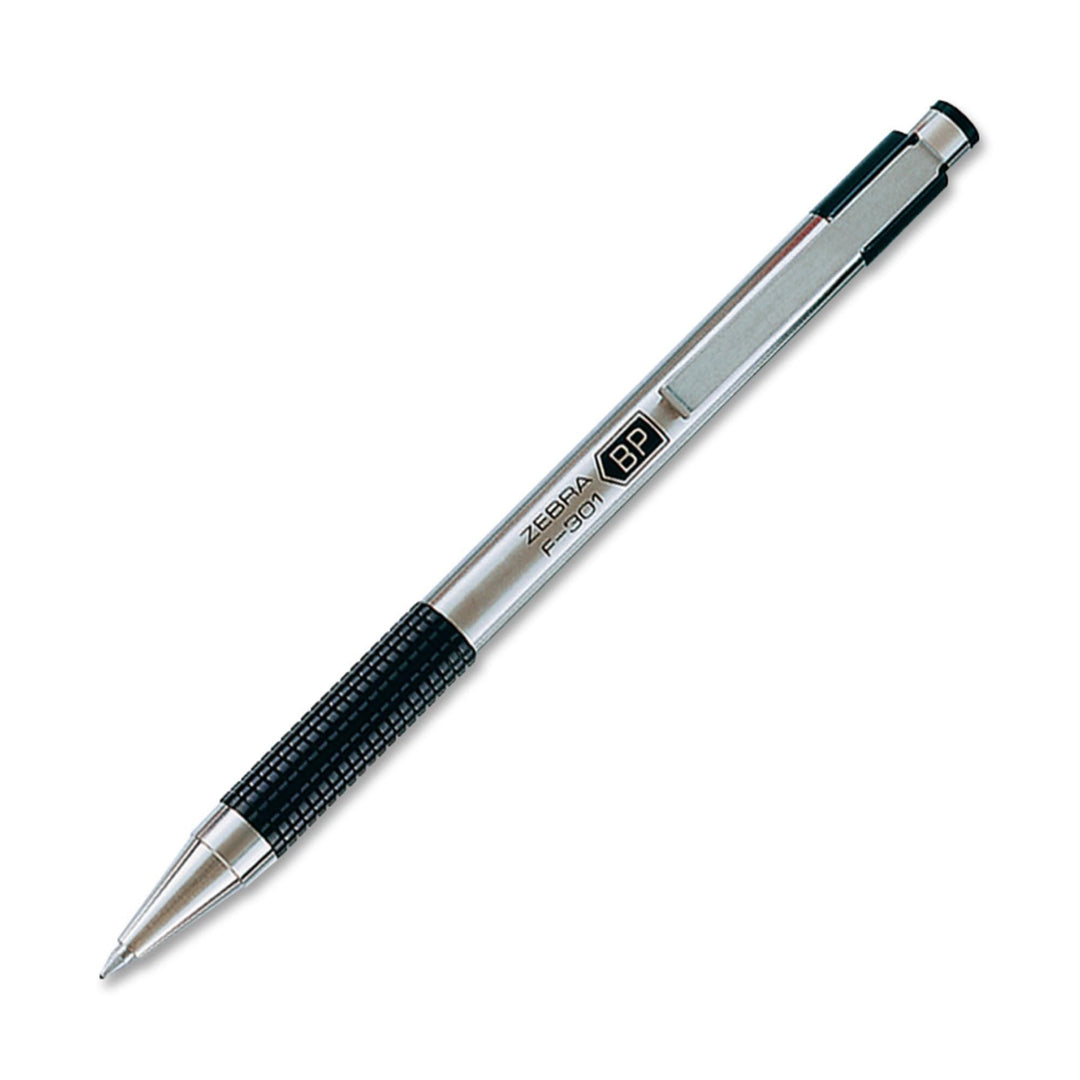 F-301 Ballpoint Retractable Pen, Black Ink, Medium Point, EA - ZEB27211