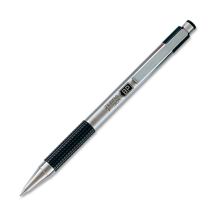 F-301 Ballpoint Retractable Pen, Black Ink, Medium Point, EA - ZEB27211