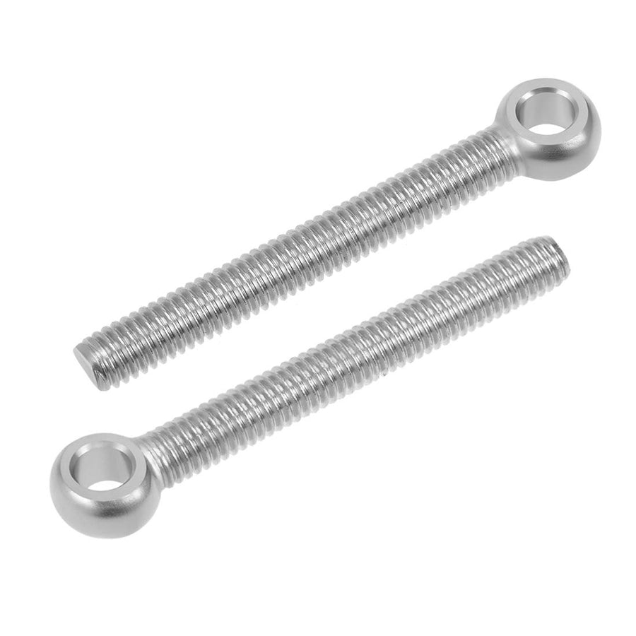 M6 x 50mm Machinery Shoulder Swing Lifting Eye Bolt 304 Stainless Steel Metric Thread 2pcs