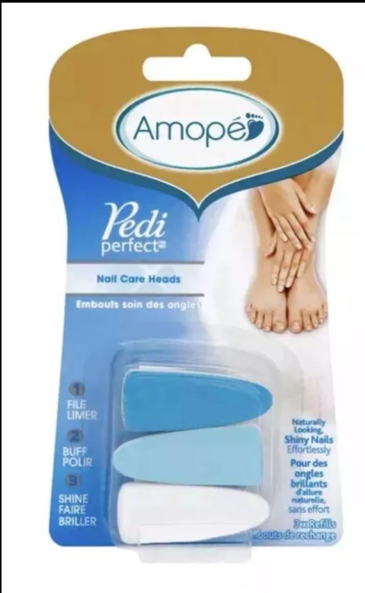 Amope Pedi Perfect Electronic Nail File Refills, 3 Count,