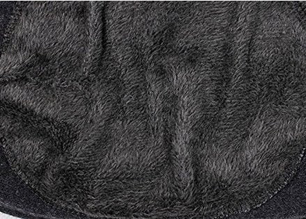 1 Pair(2PCS) Unisex Adults Wool Winter Warming Knee Pads- Thciken Sponge Padding Sleeves Knee Brace Support Guards Protector(Grey)