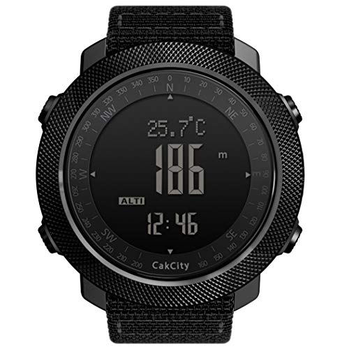 Digital Sports Watches for Men Military Watches with Compass Temperature, Steps Tracker, Large Dial, Model: Apache