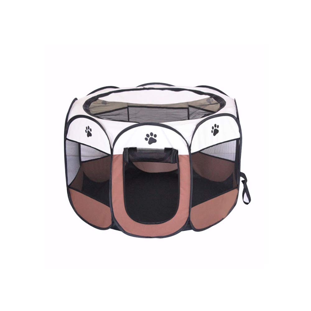 Portable Pet Playpen, Dog Playpen Foldable Pet Exercise Pen Tents Dog Kennel House Playground for Puppy Dog Yorkie Cat Bunny Indoor Outdoor Travel Camping Use