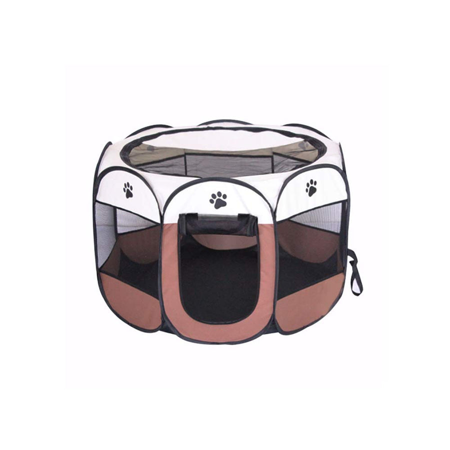 Portable Pet Playpen, Dog Playpen Foldable Pet Exercise Pen Tents Dog Kennel House Playground for Puppy Dog Yorkie Cat Bunny Indoor Outdoor Travel Camping Use