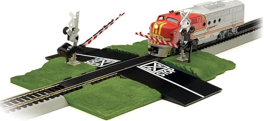 Trains Snap - Fit E - Z Track Crossing Gate ' HO Scale