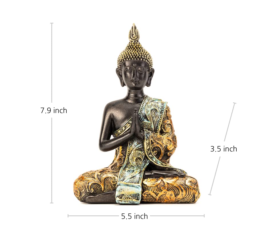 Buddha Statue - Buda - Buddha Decor - Budha - Buddah - Budda - Buddah Statue for Indoor - Budhist Decor - Small Buddha Statue - Thai Decor - Buddhism Decor by BRT Enterprises