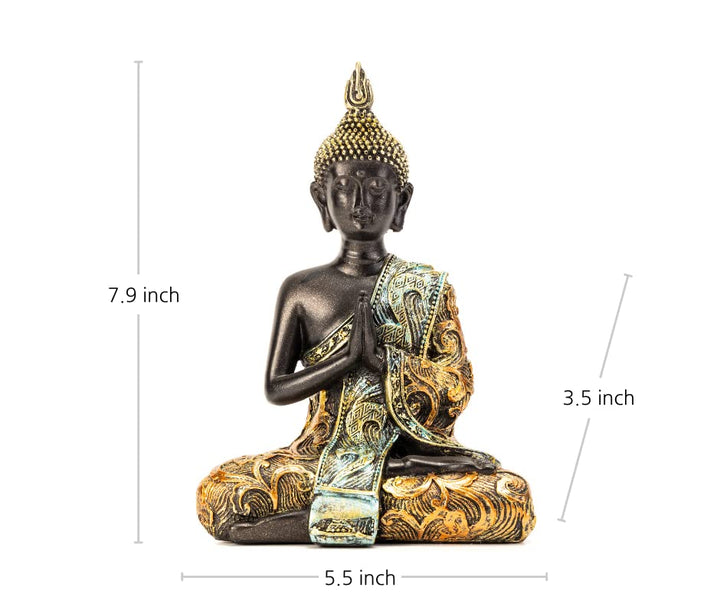 Buddha Statue - Buda - Buddha Decor - Budha - Buddah - Budda - Buddah Statue for Indoor - Budhist Decor - Small Buddha Statue - Thai Decor - Buddhism Decor by BRT Enterprises