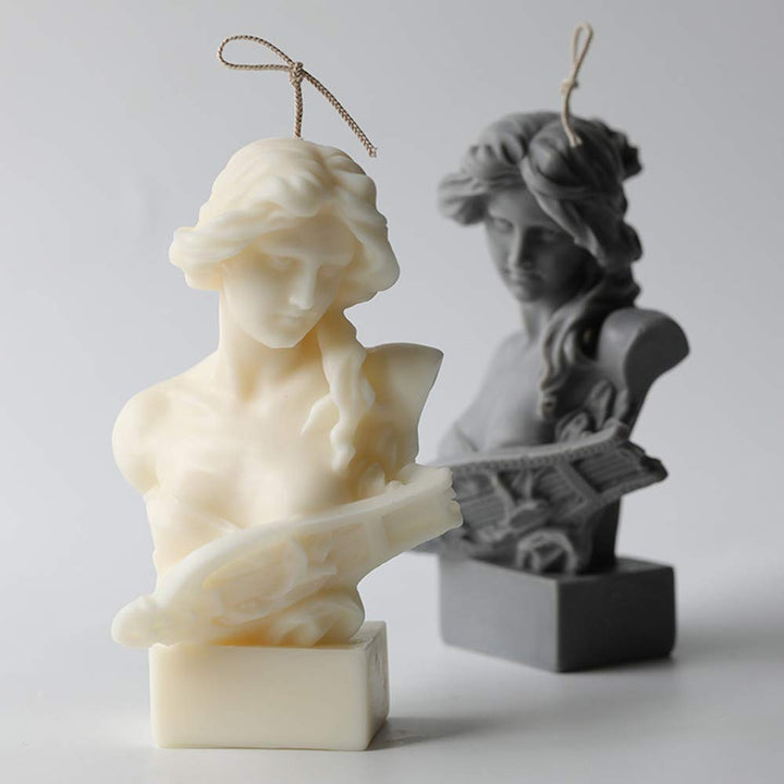 Mini Pretty Lady Design 3D Silicone Mold for Handcrafted Candle Decorated Candle Wax Melt Molds Epoxy Resin Aroma Gypsum Silicone Mould Concrete Statue Molds