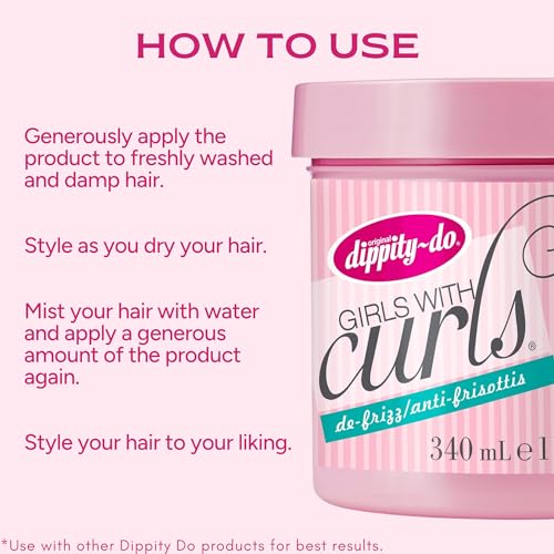 Girls with Curls Light Hold Gelee - Shape, Smoothe & Separate Your Curls - Formulated with Aloe, Vitamin E & Wheat Protein for Frizz-Free & Never Crunchy Curls - 340 mL/11.5 fl oz