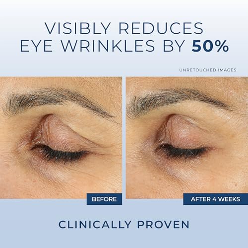 Retinol Correxion Under Eye Cream for Dark Circles & Puffiness, Daily Wrinkle Cream, Anti Aging Line Smoothing Skin Care Treatment, Stocking Stuffers for Men & Women, 0.5 oz (Packaging May Vary)