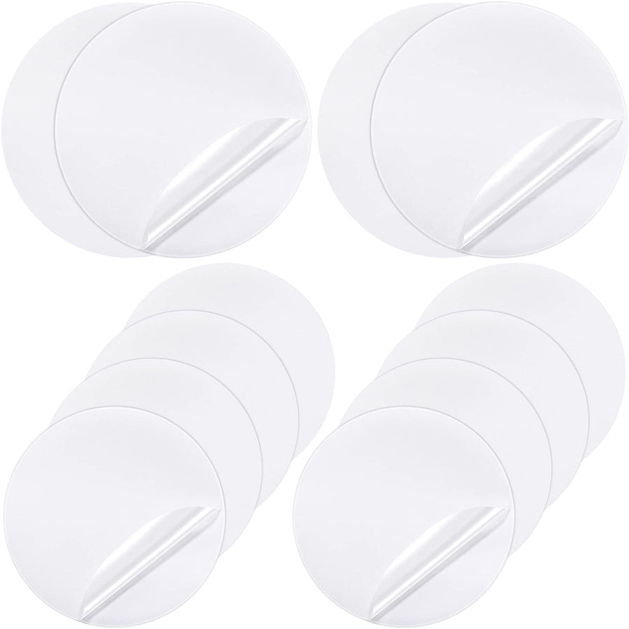 80 Pieces Self-Adhesive Pool Repair Patch Kit Vinyl Plastic Repair Patch Pool Patches for Above Ground Pools Inflatable Boats Products (6 x 6 cm)