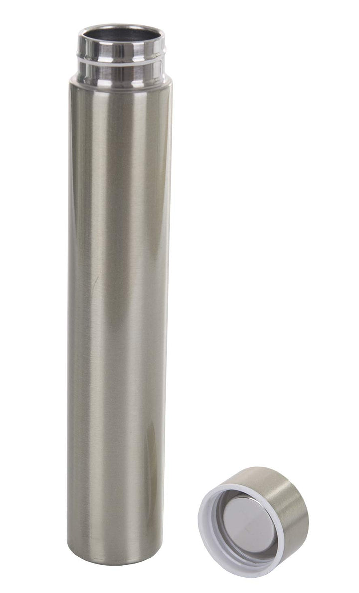 Slim Thin Stainless Steel Vacuum Insulated Thermos Water Bottle Leak Proof Eco-Friendly Travel Thermos Cup Sports Drink Bottle 8.8OZ Rose Red