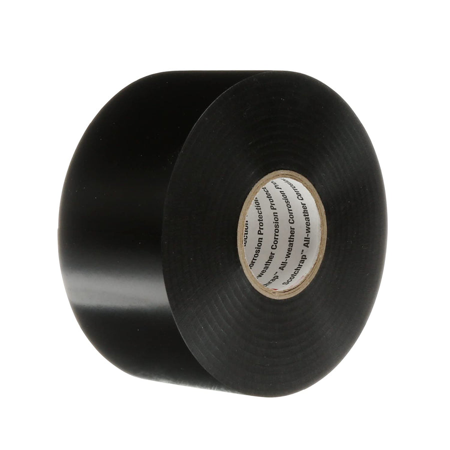 80014000469 Scotchrap Vinyl Corrosion Protection Tape 50, Unprinted, roll, 1 in x 100 ft Black- Carton, Foot