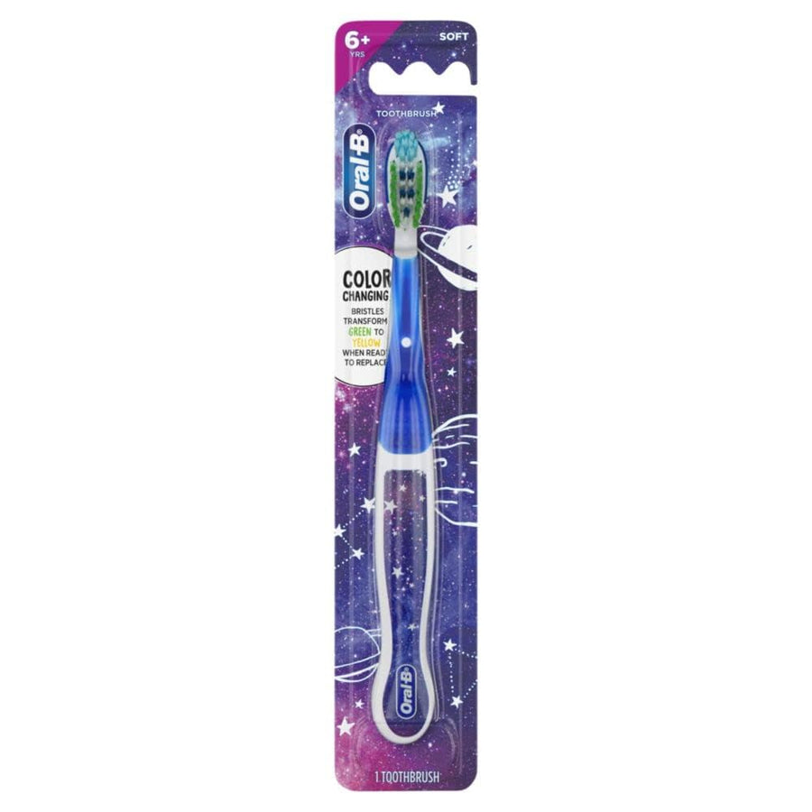 Oral B Crossaction Kids Toothbrush, Soft Bristles, Ages 6+