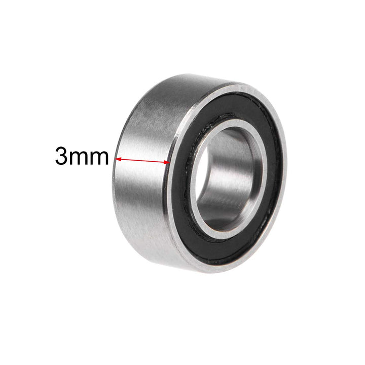 MR84-2RS Deep Groove Ball Bearings 4mm Inner Dia 8mm OD 3mm Bore Double Sealed Chrome Steel Z2 10pcs