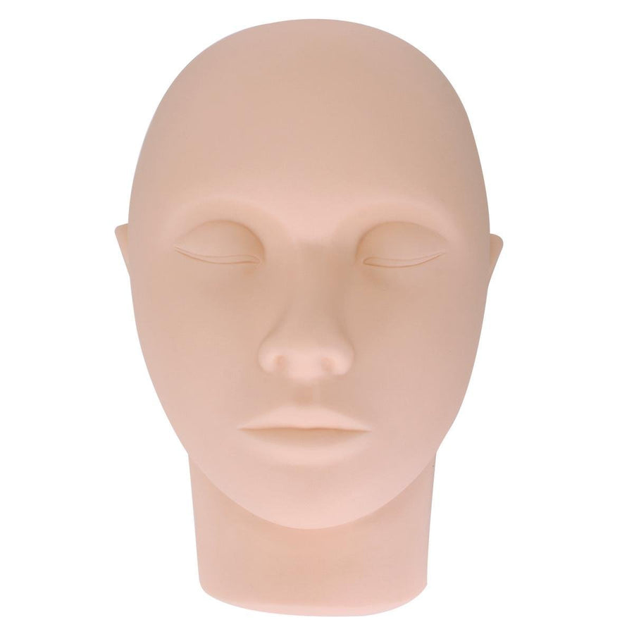 Standar Head: Pro Mannequin Training Head Cosmetology Eyelash Eye Extension Practice Makeup Face Treatment Tools(Standar Head)