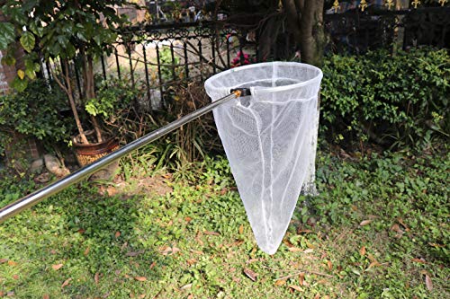 Insect and Butterfly Net with 12 Ring, 24 Net Depth, Handle Extends to 59 Inches for Adults and Kids (12 Ring, 59 Handle)