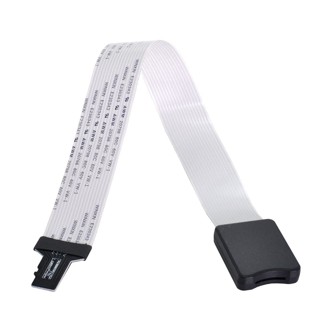 Micro-SD TF Memory Card Kit Male to TF Female Extension Soft Flat FPC Cable Extender 25cm
