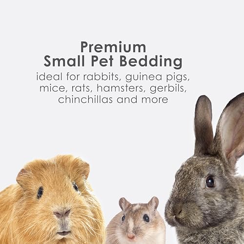 Clean & Cozy Natural Paper Bedding, Made for Small Animals, 49.2 Liters
