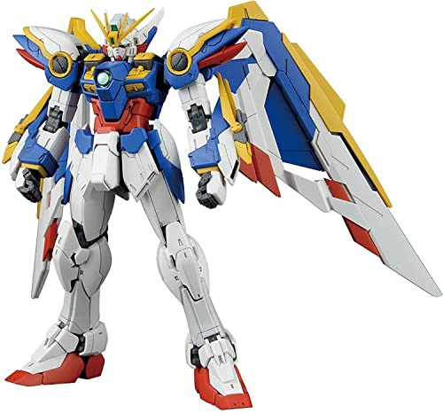 Bandai Hobby BAN203222 RG 1/144#20 Wing Gundam Ver EW Gundam Wing Action Figure, Multicolor, 8