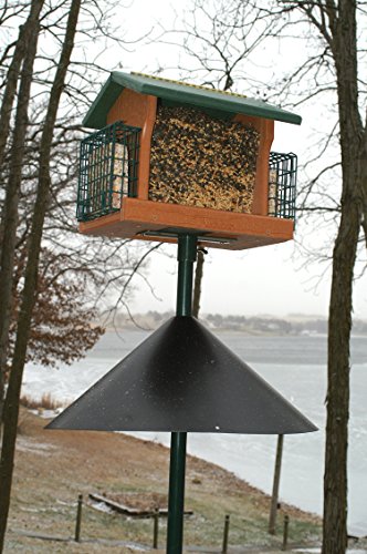 NABAF18 Audubon Wrap Around Squirrel Baffle, 18-Inch - Black