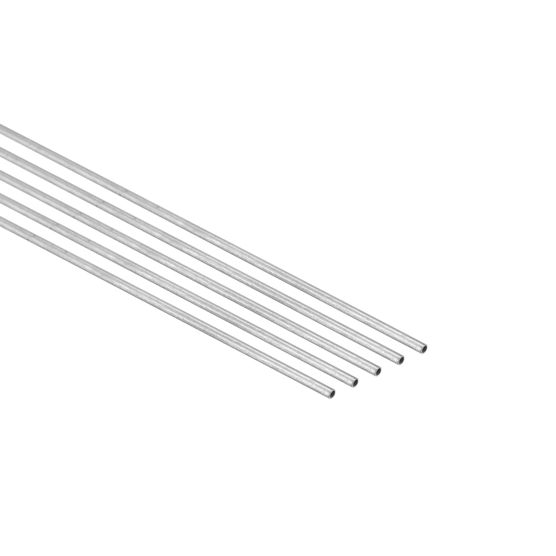 304 Stainless Steel Round Tube 1mm OD 0.15mm Wall Thickness 300mm Length 5 Pcs