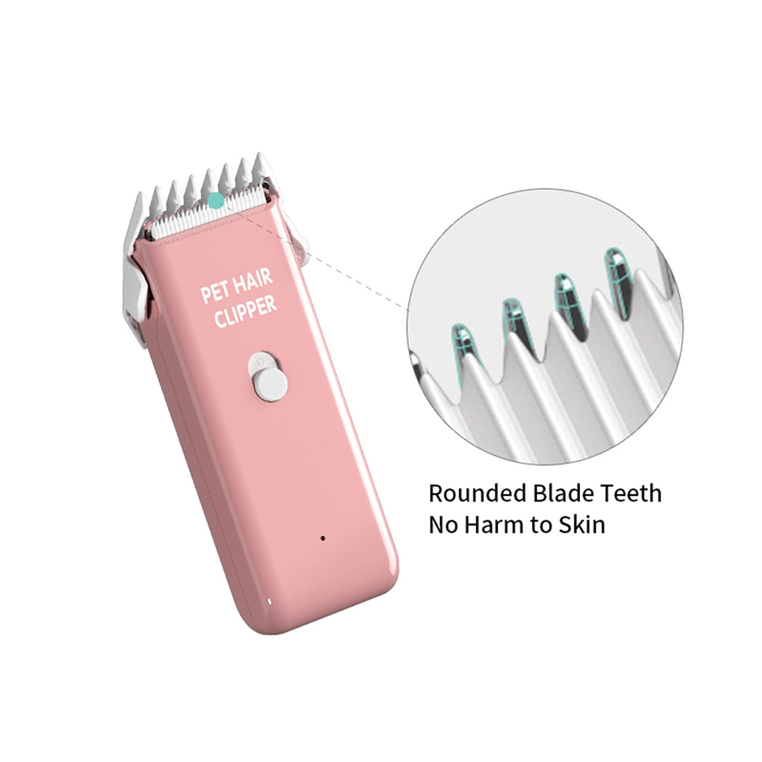 Dog Cat Home Hair Waterproof Clipper Portable Electric USB Rechargeable Pet Grooming Tools Low Noise Shaver Cordless Trimmer for Small and Large Pets