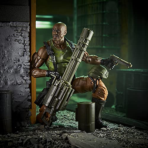 Classified Series Heavy Artilery Roadblock Action Figure 28 Collectible Premium Toy 6-Inch-Scale with Custom Package Art (Amazon Exclusive)