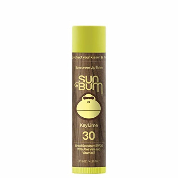 SPF 30 Sunscreen Lip Balm | Vegan and Cruelty Free Broad Spectrum UVA/UVB Lip Care with Aloe and Vitamin E for Moisturized Lips | Key Lime Flavor |.15 oz