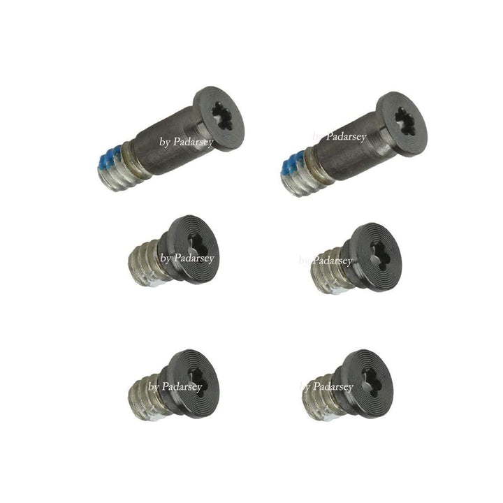 Pentalobe Bottom Case Screws +4 Pack Rubber Case Feet+ Pentalobe Screwdriver Compatible for MacBook Retina 13” with Touch Bar A1706, A1989 and A2159 (Gray)