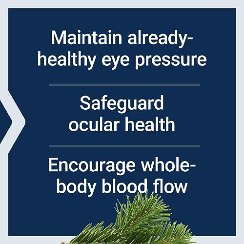 Eye Pressure Support with Mirtogenol - Eye Health Supplement for Healthy Eye Pressure - with French Maritime Pine bark – Gluten-Free, Vegetarian, Non-GMO - 30 Capsules
