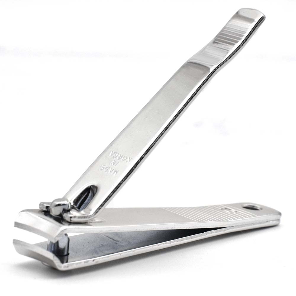 PrettyClaw | Nail Clippers Sharp Edge Fingernail and Toenail Clipper Cutter Thick Nail Trimmer Stainless Steel for Manicure and Pedicure (Curve Edge)