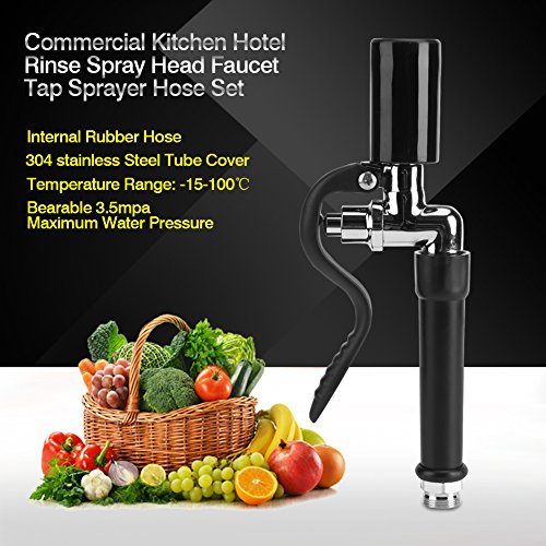 Kitchen Sprayer Set, Faucet Sprayer, Sprayer Kit, High Pressure Dishwashing Washing Nozzle Kit Provides A Large Area of , Apply for Commercial Kitchen