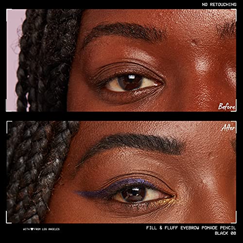 PROFESSIONAL MAKEUP Fill & Fluff Eyebrow Pomade Pencil, Black