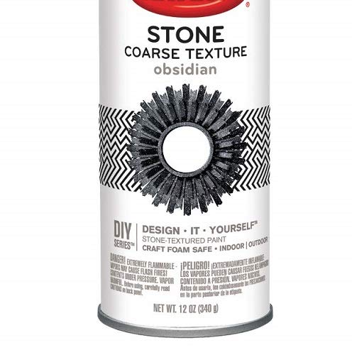 NEW! Coarse Stone Aerosol Spray 12oz-Obsidian