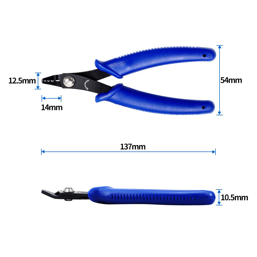 Bead Crimping Tool Plier Bead Crimping Tool for Jewelry Making 5 Inches Standard Precision Fine Pliers Bent Head for Crimping Beads Round Beaded Ends Multi Use DIY Craft Beading Hobby