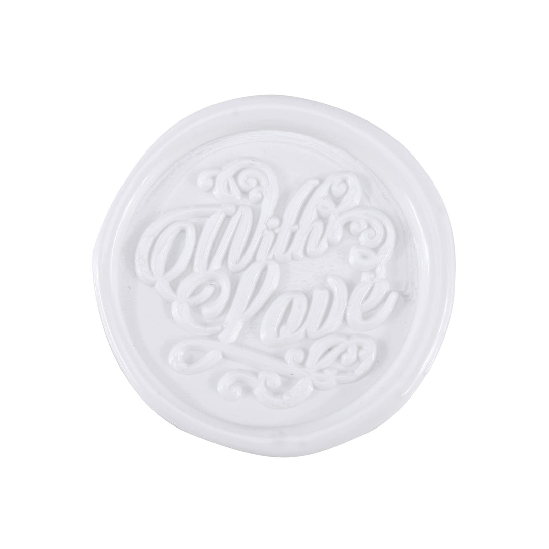 15 Pieces Pearl White Glue Gun Sealing Wax Sticks for Wax Seal Stamp, Great for Wedding Invitations, Cards, Envelopes