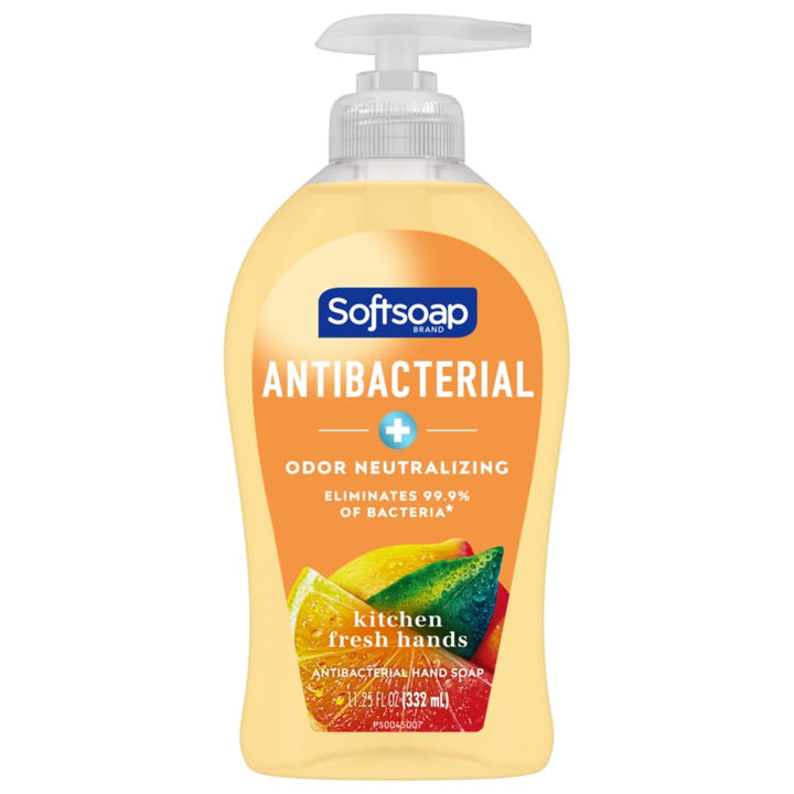 Kitchen Fresh Hands Antibacterial Liquid Hand Soap, 11.25 oz Per Bottle (2 Pack)