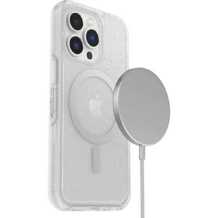 iPhone 13 Pro Symmetry Series+ Case - Stardust, Ultra-Sleek, Snaps to MagSafe, Raised Edges Protect Camera & Screen