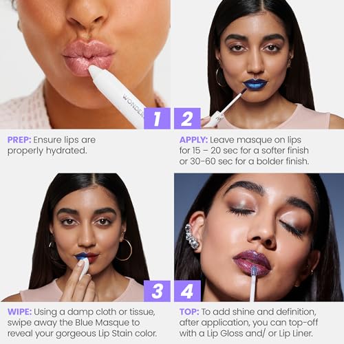 Wonder Blading Lip Stain Peel Off Masque - Long Lasting, Waterproof and Transfer Proof Nude Lip Tint, Matte Finish Peel Off Lip Stain (Whimsical Masque)