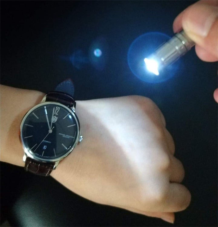 2 Pack Smallest Keychain Flashlight Micro Mini Small Tiny Led Flashlight Bright Key Ring Light Torch for EDC Emergency Dog Walking Sleeping Reading Gift for Kids or Parents