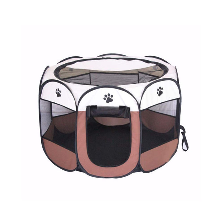 Portable Pet Playpen, Dog Playpen Foldable Pet Exercise Pen Tents Dog Kennel House Playground for Puppy Dog Yorkie Cat Bunny Indoor Outdoor Travel Camping Use