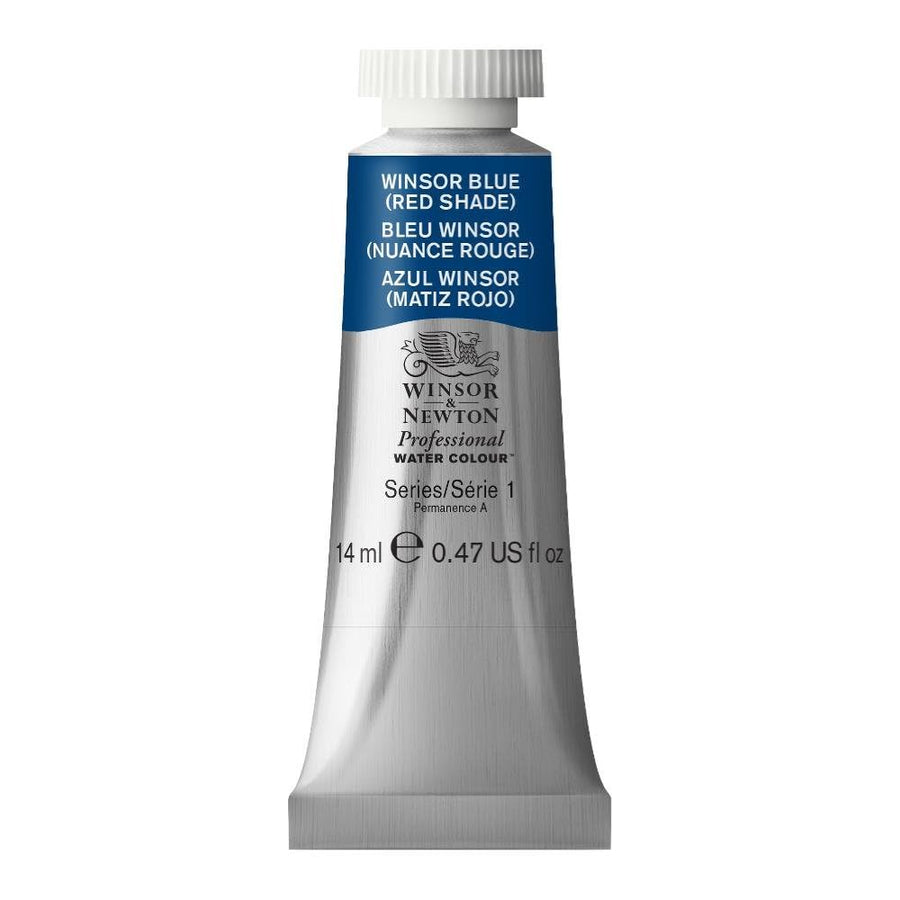 Professional Water Colour Paint, 0.47-oz Tube, Winsor Blue Red Shade