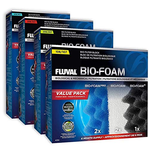406/407 Bio Foam Value Pack, Replacement Aquarium Filter Media