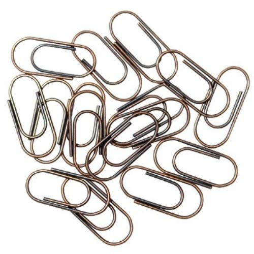 Metal Mini Paper Clips by Tim Holtz Idea-ology, 48 per Pack, 5/8 Inch, Antique Finishes, TH92791